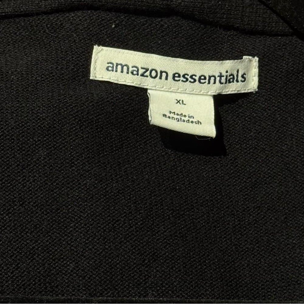 Amazon Essentials Black Open Front Duster Cardiga… - image 3